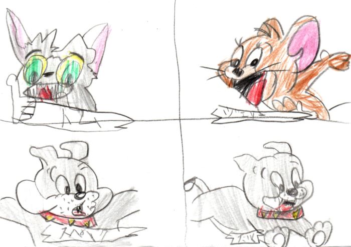 Tom And Jerry And Spike And Tyke Neko And I Sometimes Big Brother